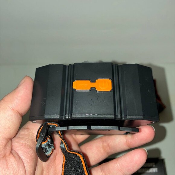 4-Pack 5LED Headlamp Rechargeable with Built in 18650 Headlight Camping USB C - Picture 7 of 11